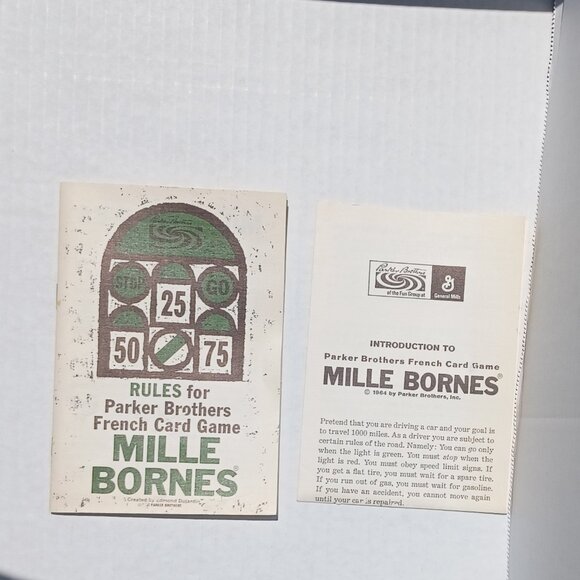 Vintage 1971 Mille Bornes Parker Brothers French Language Card Game - Picture 6 of 9